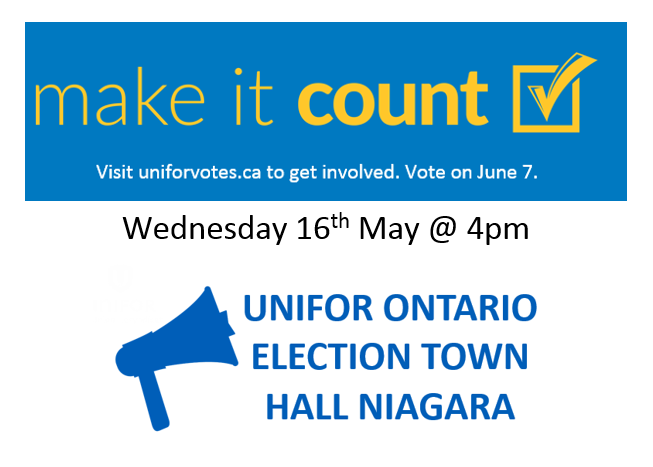 Elections Town Hall meeting – May 16th