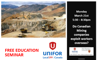 McMaster Labour Studies- Canadian Mining Companies