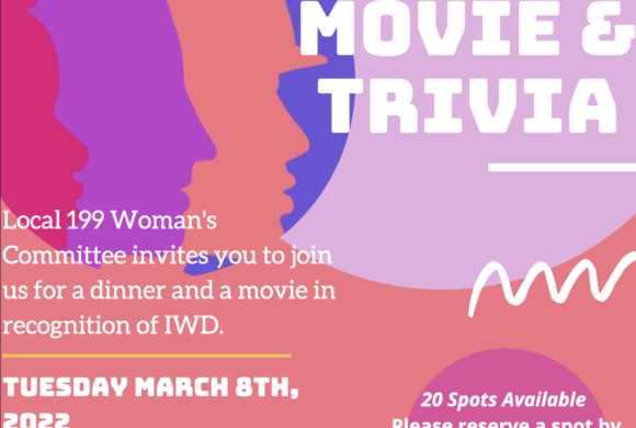 International Women’s Day – Movie, Dinner and Trivia