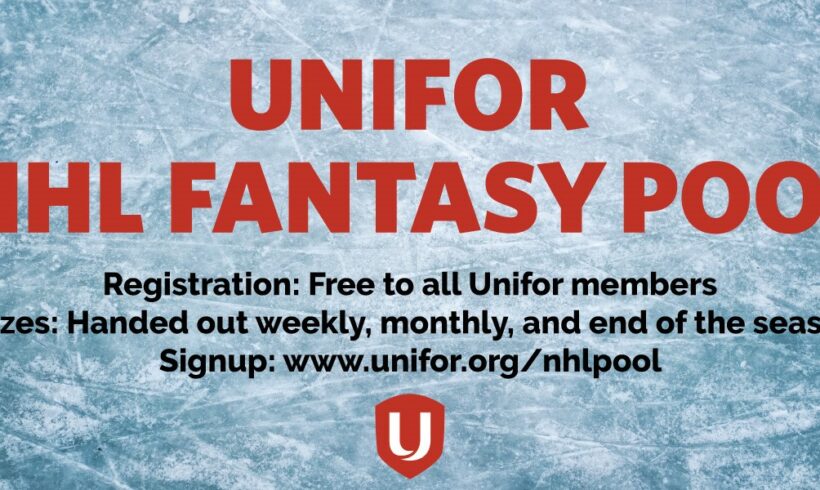 Unifor NHL Fantasy Hockey Pool – 2022 – 2023