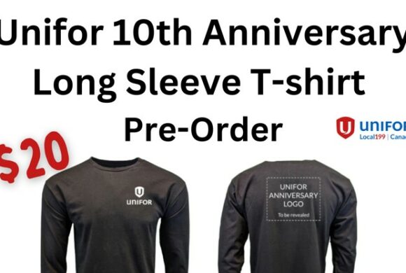 Unifor 10th Anniversary T-shirts